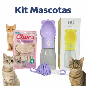 Kit Para Gatos: Hidratación + Snack + Diversión Envío Gratis