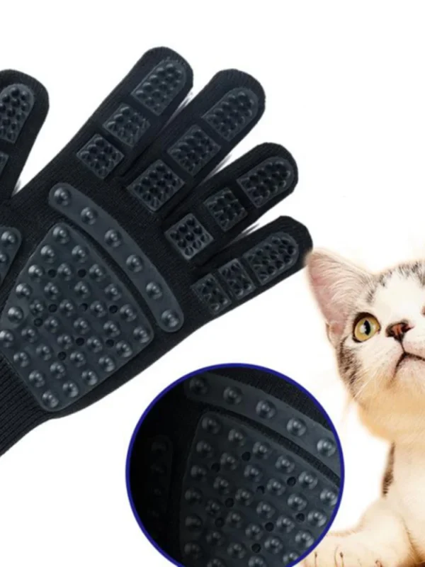 Guante Para Mascotas, de aseo, cepillo para quitar pelo de gato y Perro - Imagen 3
