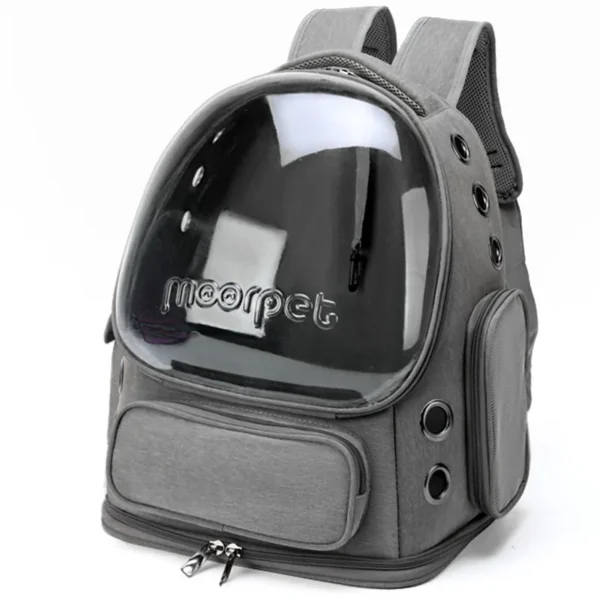 Mochila plegable transparente para mascotas, portátil para perros y gatos - Imagen 7