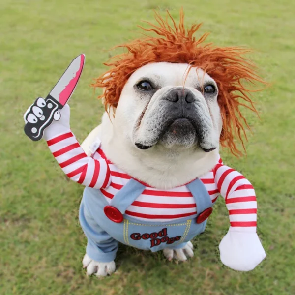 Disfraz Halloween Para Perros, Ajustables Conjunto Novedoso Divertido Tallas